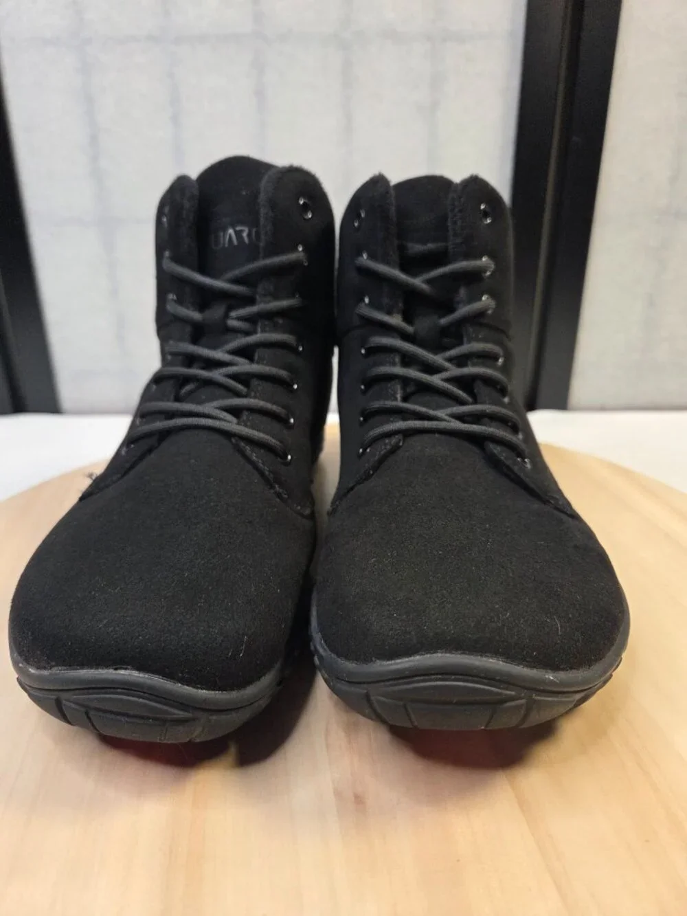 Saguaro Ambition 1 Black Barefoot Lined Microfiber Boots Women EU 40 / US 9.5